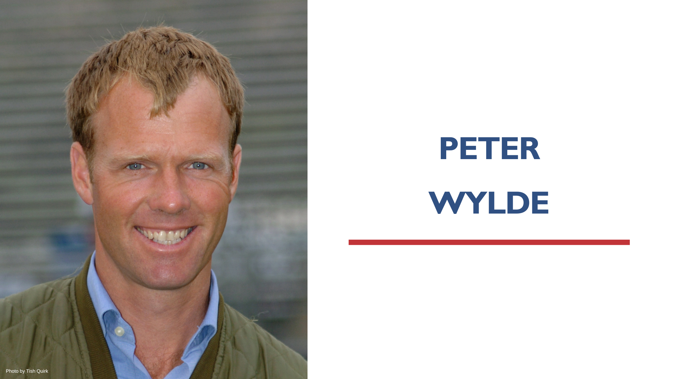 Peter Wylde by Tish Quirk