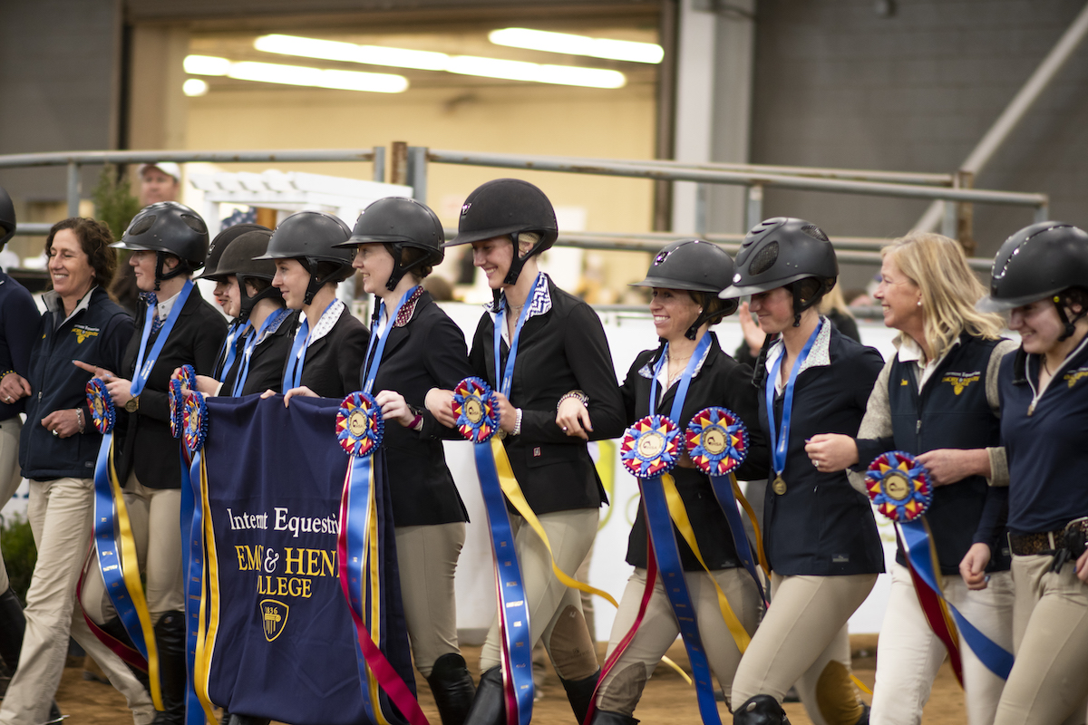 2022 IHSA National Champions - Intermont Equestrian at Emory &amp; Henry College. Photo by Maddy Falkowitz