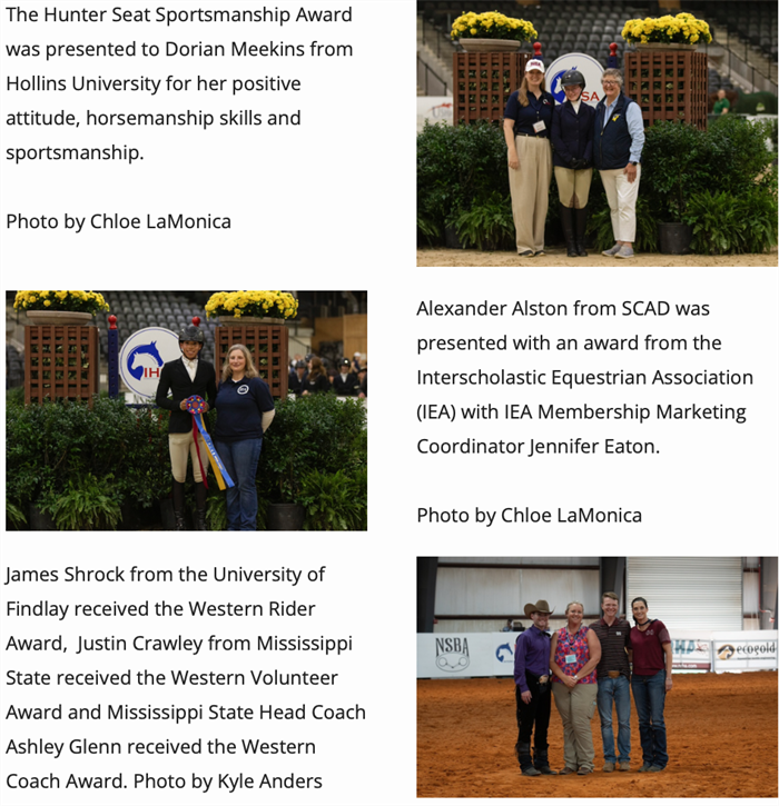 2024 IHSA National Championship Awards 2 2024 IHSA National Championship Awards 2