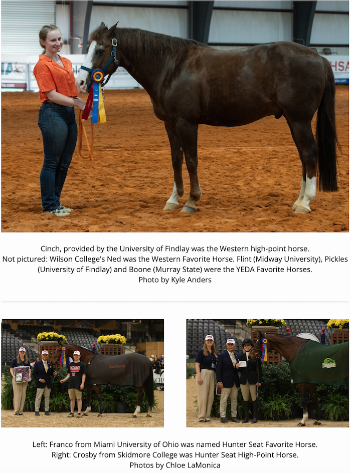 2024 IHSA National Championship Horse Awards 2024 IHSA National Championship Horse Awards