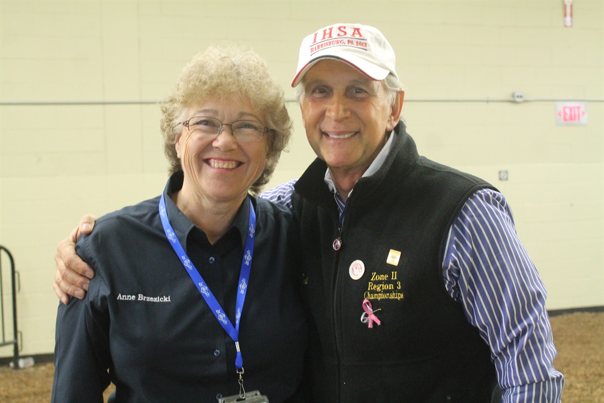 Anne Brzezicki and Bob Cacchione at Nationals in Harrisburg, PA in 2013_Photo courtesy of Bob Cacchione