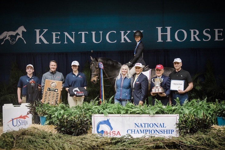 IHSA - Nationals 2023 - Elizabeth Nevins - Boston Uni - Hunter Seat HP Rider Presenting Cacchione Cup - Credit EQ Media