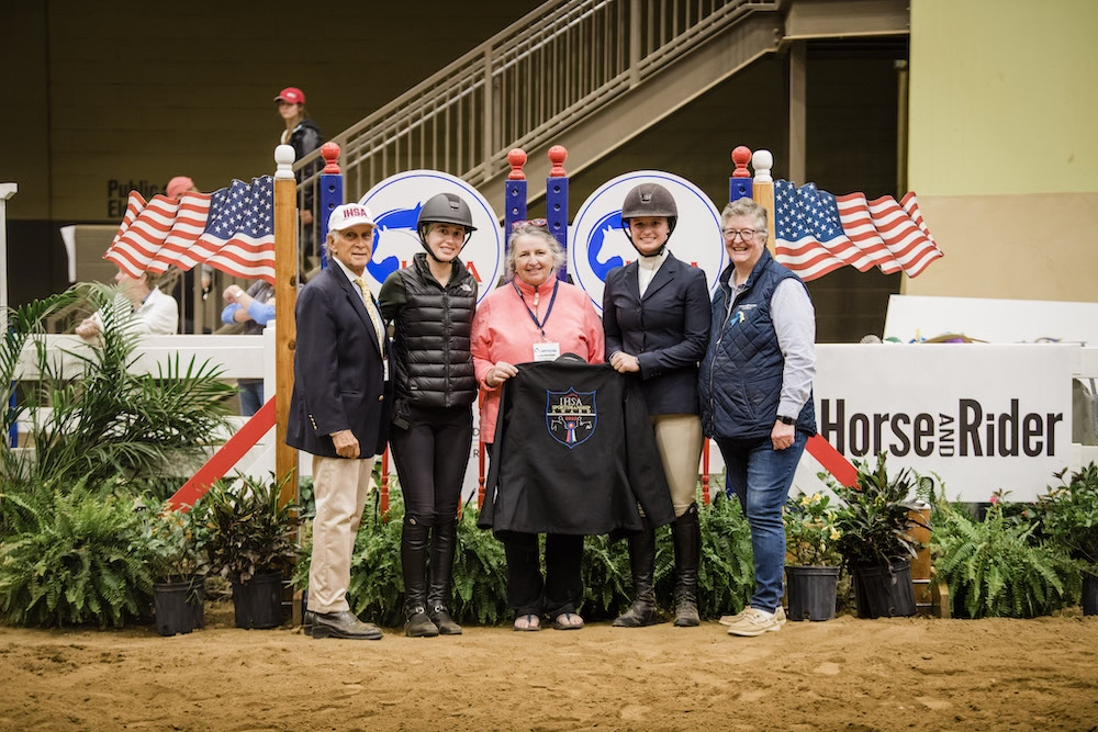 IHSA - Nationals 2023 - Sportsmanship Awards - Elise Sigety.student.Skidmore - Pam Payson.Colby-Sawyer College.volunteer - Arielle Logiudice.Centenary.coach - Credit EQ Media-1 copy