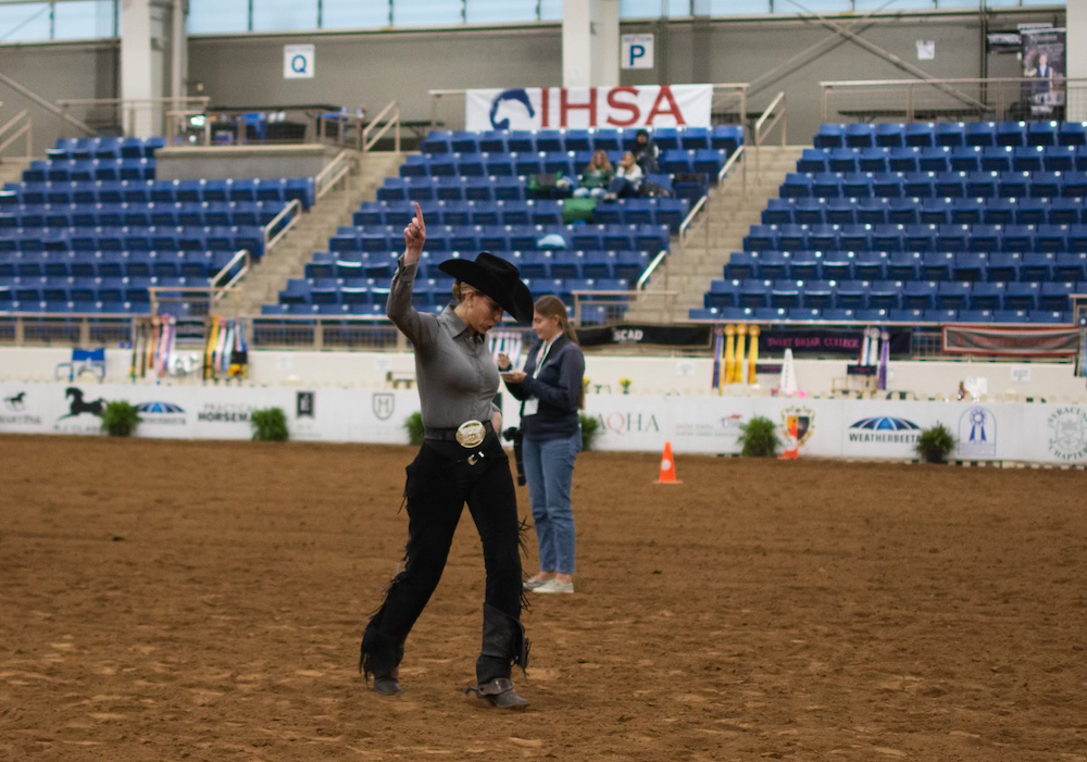 Kamryn Woodard - West Texas A&amp;M - Ind Open Horsemanship Champ - Credit Tessa Wrice