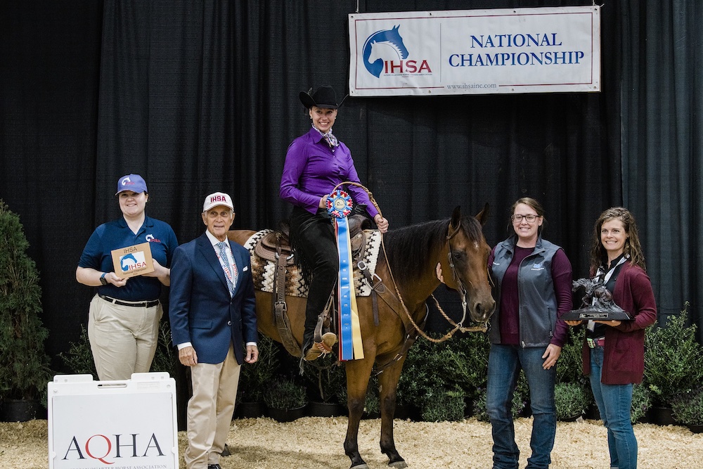 Stephanie Miller - West Texas A&M - Ind. Ranch Riding Champ - 22 Nationals - Credit EQ Media