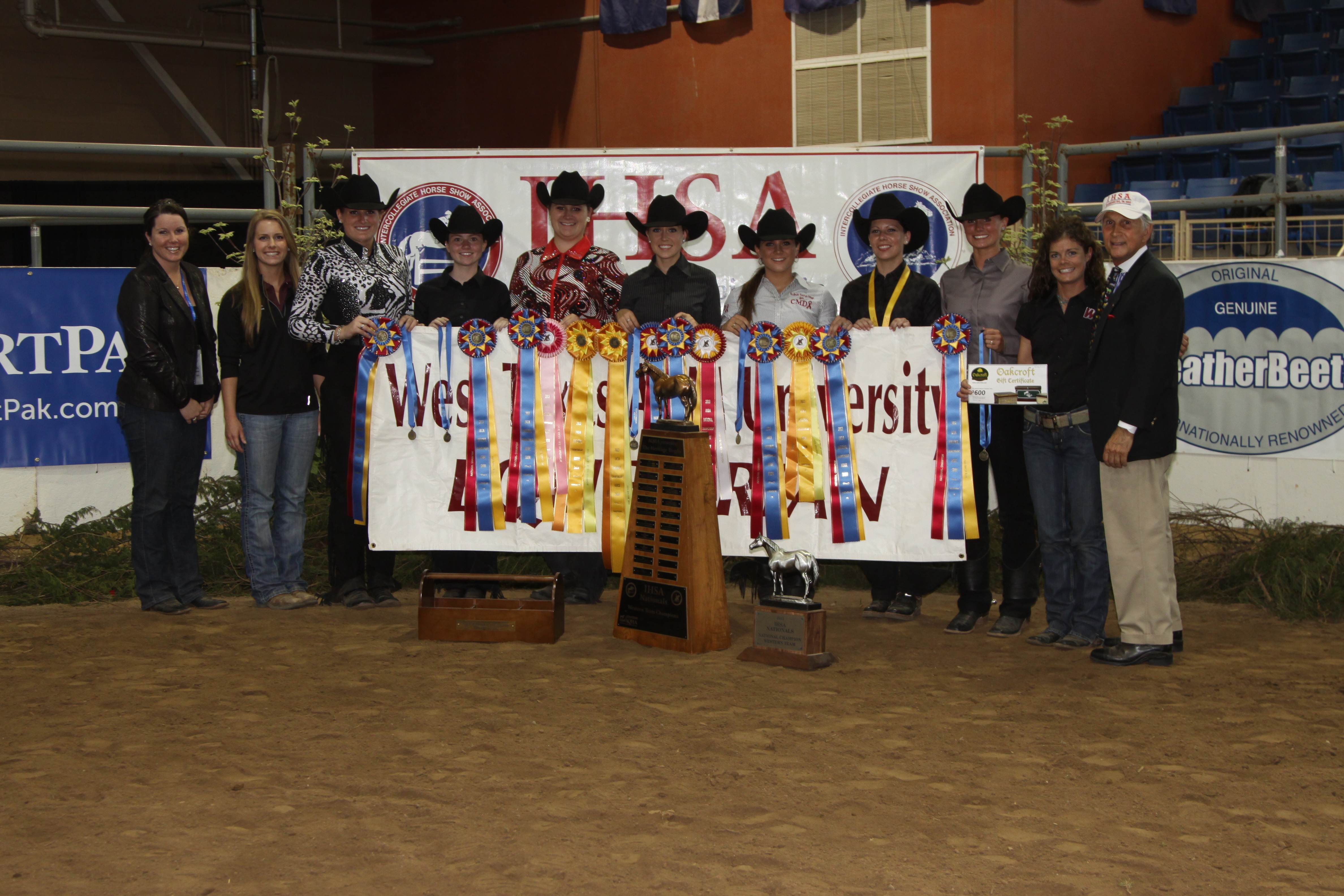 WTAMU 2013 IHSA National Champion Western Team